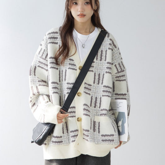 Loose Sweater Coat Women's Japanese Style Lazy