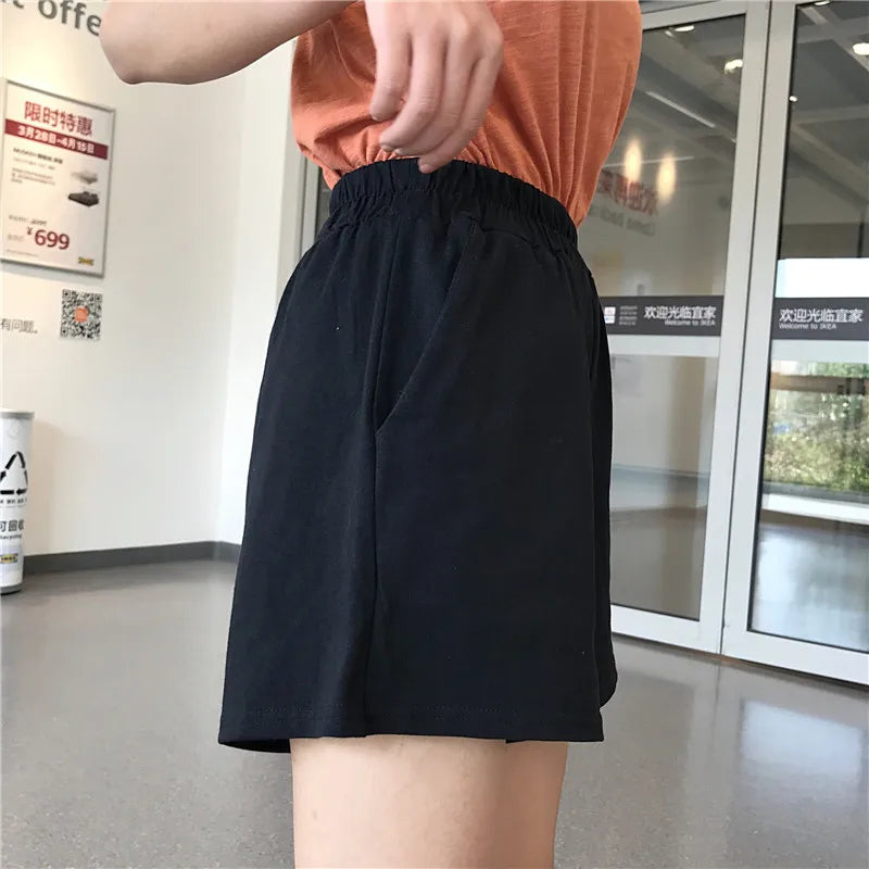 Casual Black Women Shorts