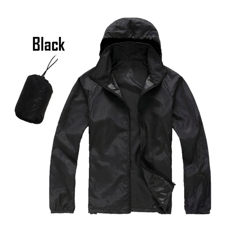 Unisex Waterproof Camping Rain Jacket