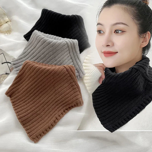 Autumn Winter Knitted Collar Scarf