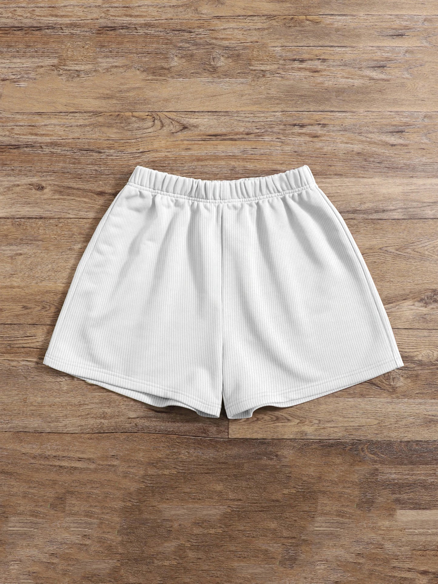 Women Casual Elastic Waist Shorts