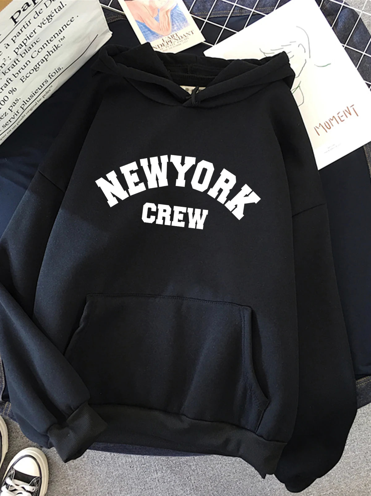 New York Letter Print Women's Hoodie