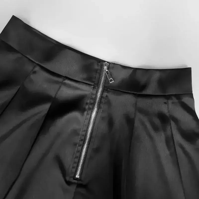 Women's Vintage Slim Fit Black Skirt