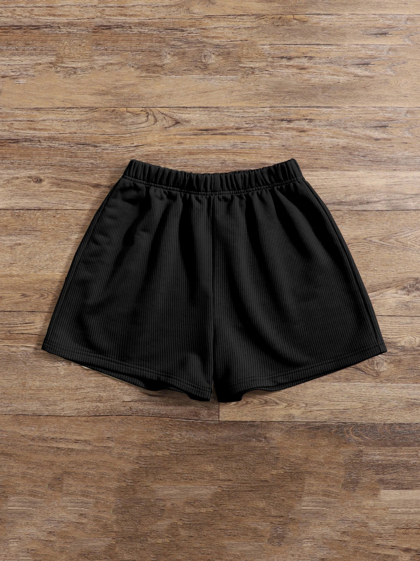 Women Casual Elastic Waist Shorts