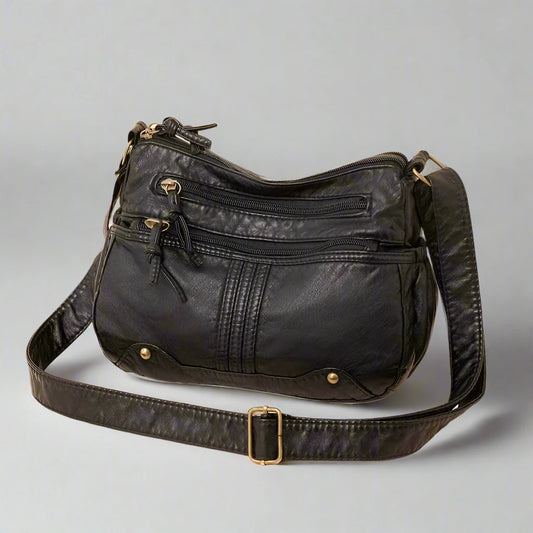 Denim Crossbody High Capacity Bag