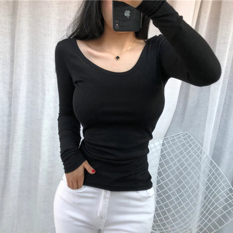 Women’s Cotton Long Sleeve T-Shirt