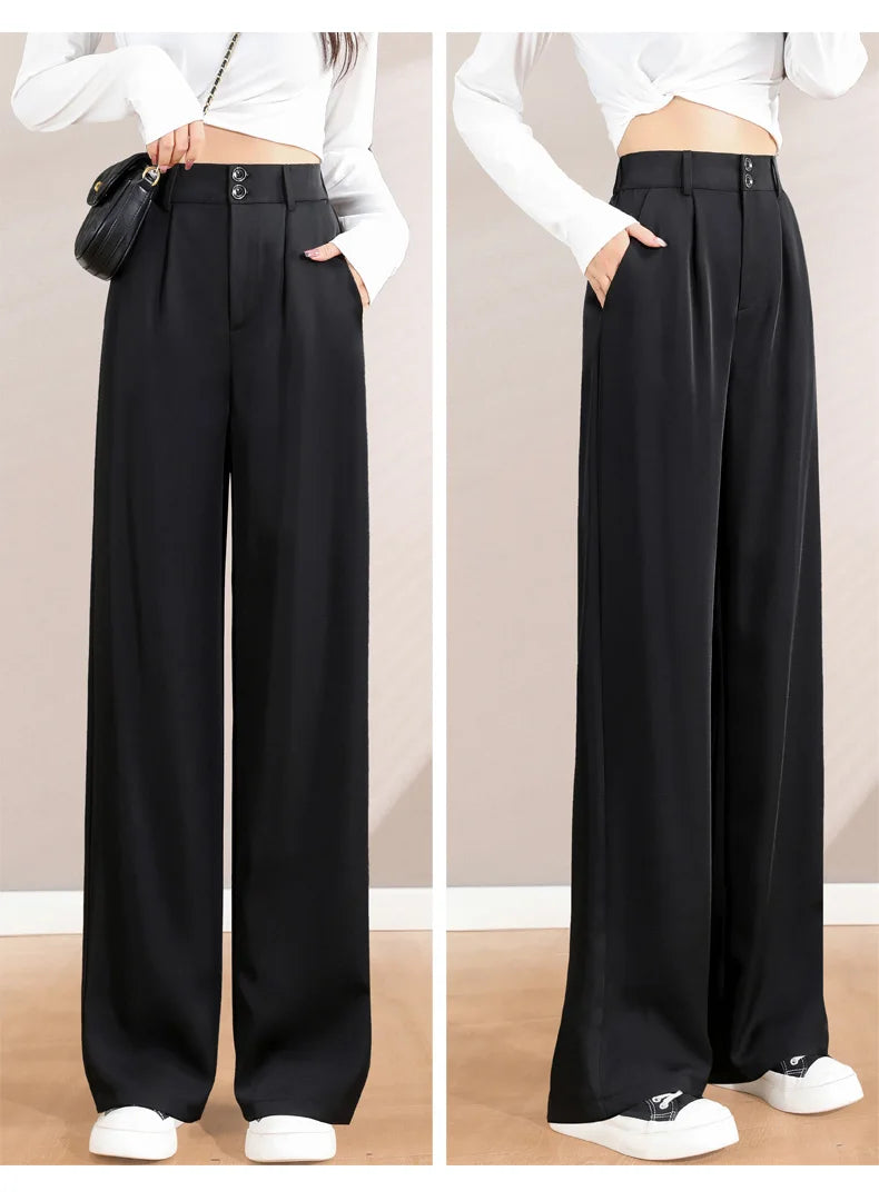 Women's High Waist Casual Suit Pants