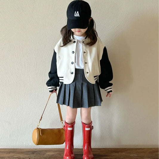 Baseball Coat - Short Casual Jacket for Kids