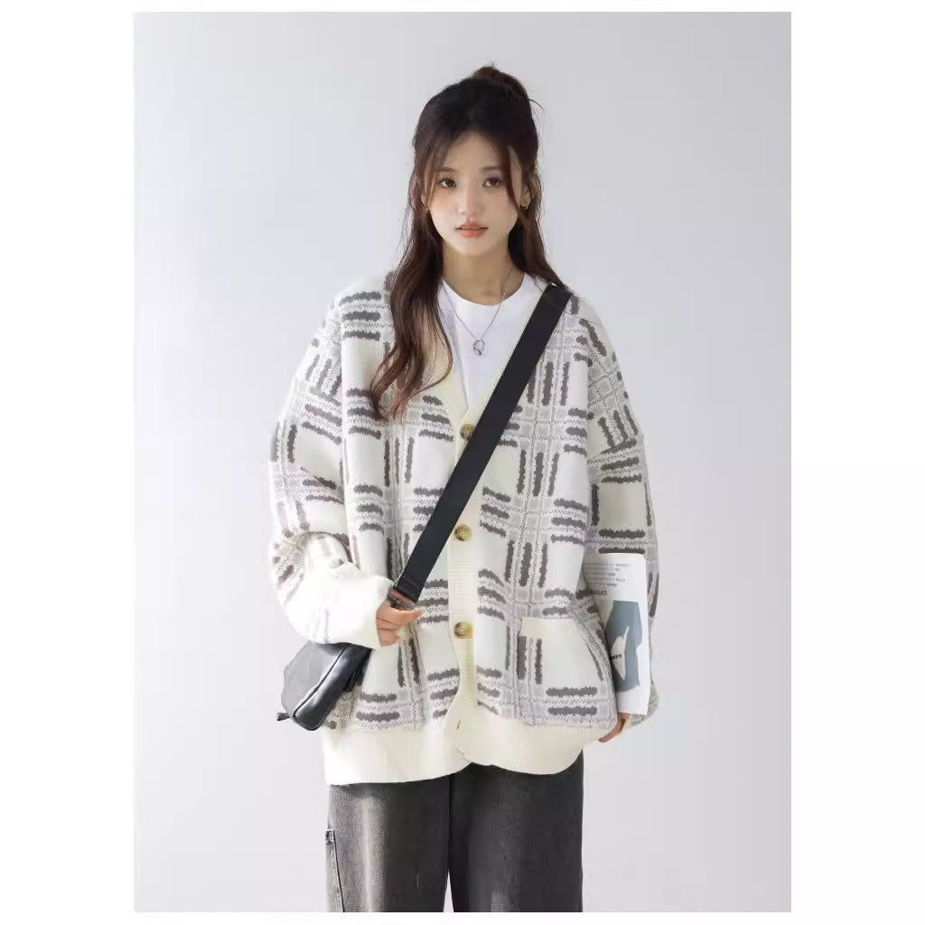 Loose Sweater Coat Women's Japanese Style Lazy